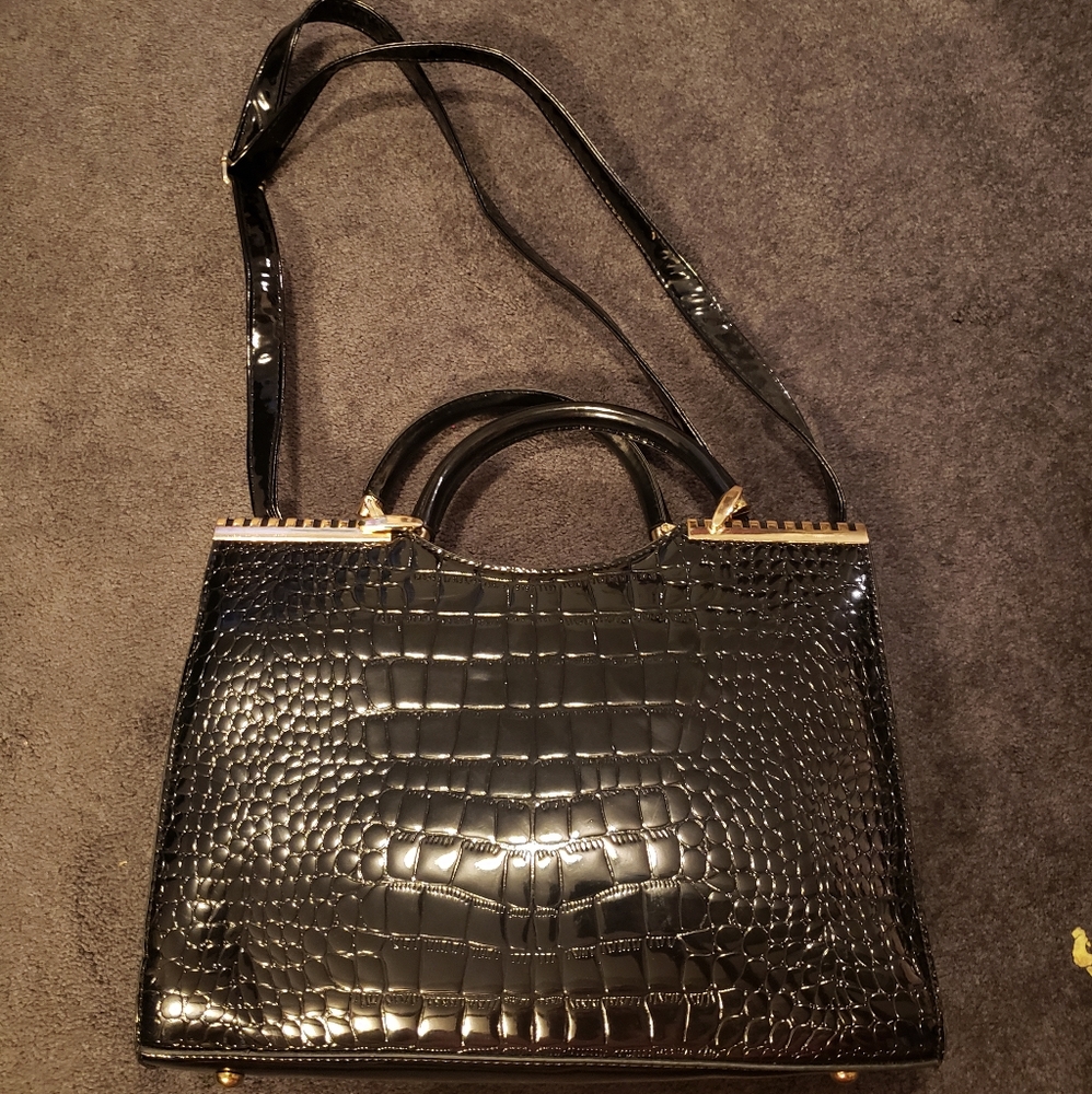 Snakeprint high end professional purse fashion handbag